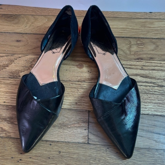 NWOB Ted Baker London Textured Pointed Flat - Picture 10 of 16